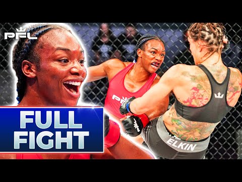 Claressa Shields Uncut MMA Debut! | Claressa Shields v Brittney Elkin | Full Fight | PFL 4 2021