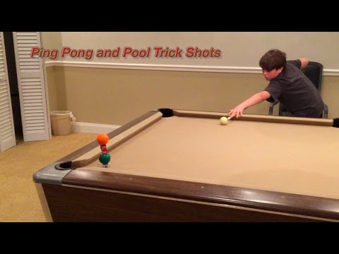 Ping Pong and Pool Trick Shots | B.A.M.Shots