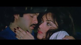 Anil kapoor and Meenakshi Hot Romantic kissing sce