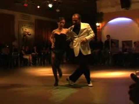  Alberto Colombo  and  Alessandra Rizzotti  are  dancing  to  the  tango  "  Dime Mi Amor  "