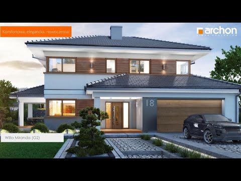 Willa Miranda (G2) – Komfortowa, elegancka, nowoczesna I ARCHON+ Projekty Domów