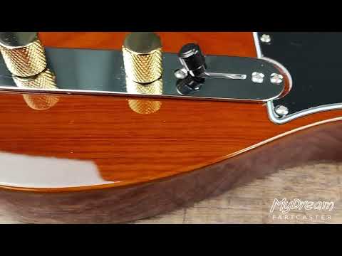 MyDream Partcaster Custom Built - Mocha Ash/Alder Freeway Dreamsongs image 12