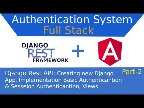 Part 2 Django Rest Api Angular 10 Implementation Basic Authentication Session Authentication