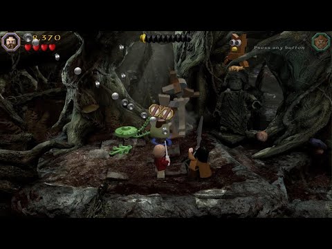 LEGO The Hobbit Level 10 flies & spiders actual Gameplay & walkthrough story mode