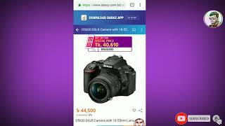 preview picture of video 'Raju 71 video D5600 DSLR Camera with 18-55mm Lens'