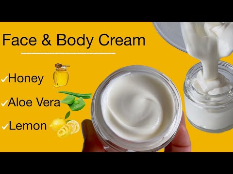 DIY Honey-AloeVera Gel-Lemon Face And Body...