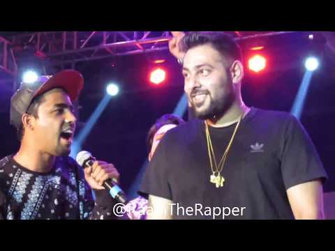 Raahi The Rapper  Raahi performing LIVE with Badshah in Bangalore | 2016 | Desi Rebel