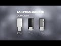 Toiletpapierdispenser QuartzLine Q1 doprol duo zwart 441051