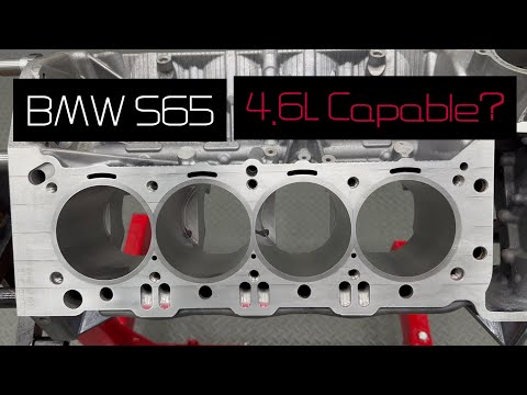 BMW S65 Engine, overbore and stroke to 4.6L?