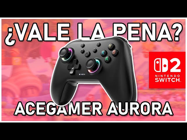 Vídeo relacionado con AceGamer 2pcs mandos inalámbricos para Switch 2/Switch/Lite/OLED, mando inalámbrico Pro con joystick Hall/giroscopio de 6 ejes/función de activación/botón programable/ajustes de vibración/aviso de bat
