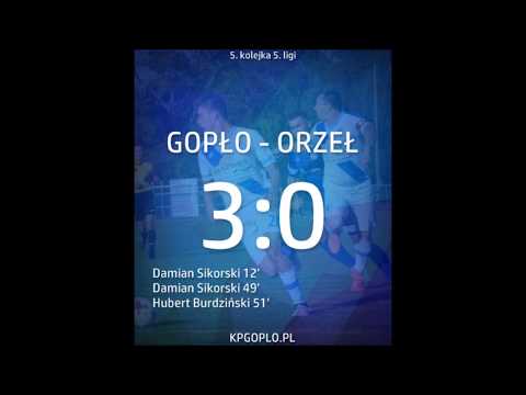Gopło Kruszwica - Orzeł Służewo 3:0 (08.09.18) [BRAMKI] HD