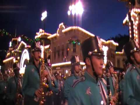 121228 Disneyland Santiago High School Band On Main St