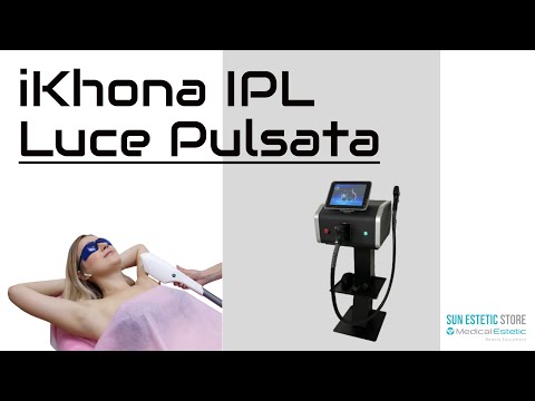 iKhona IPL luce pulsata 2000W portatile estetica epilazione progressiva
