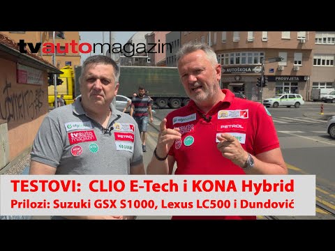 TV Automagazin S10 42 - Renault Clio E-Tech, GSX S1000, Kona Hybrid, Integra Dundović i Lexus LC500
