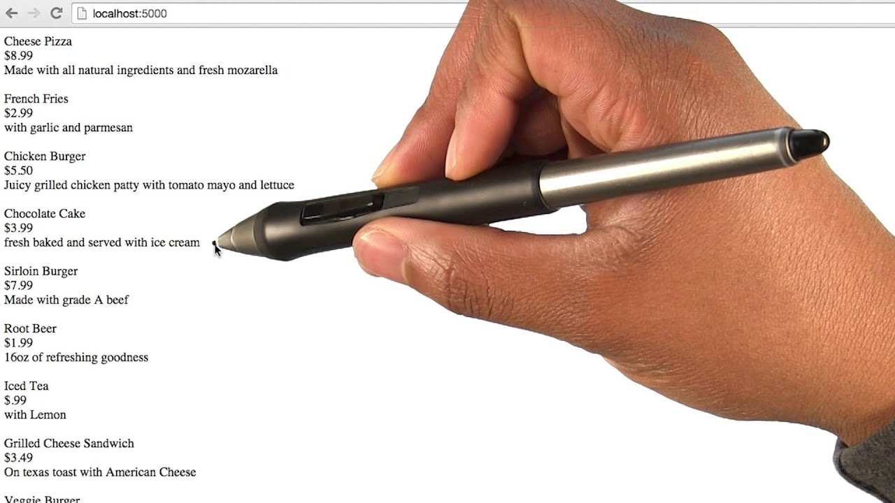 Adding Database to Flask Application Quiz - Full Stack Foundations