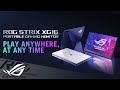 Asus ROG Strix XG16AHP-W Monitor Portátil 15.6" LED IPS FullHD 144Hz G-Sync Compatible Branco video