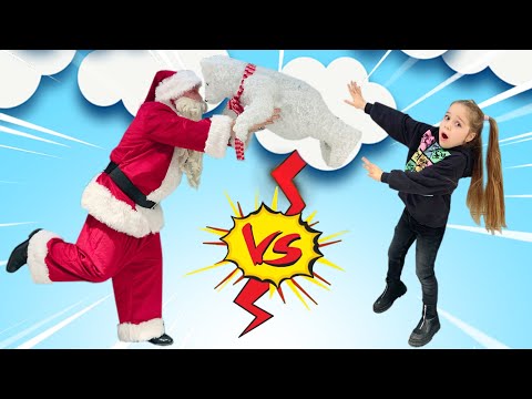 Arija VS Deda Mraz! Challenge i neviđena avantura! Ko je bio brži!