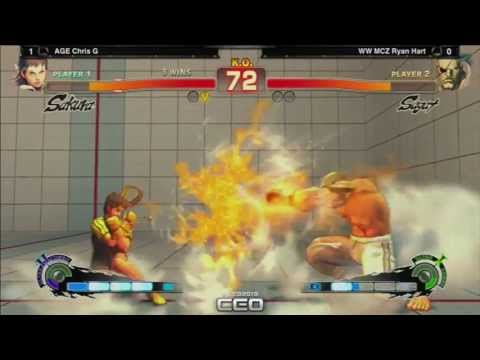 CEO2013: SSF4 AE Ver. 2012 - AGE Chris G vs WW MCZ Ryan Hart