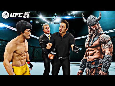 🥋⚔️ Bruce Lee vs Drengr Nelson – Fist Meets Hammer 💥 | 4K HDR | EA SPORTS UFC 5 | MR. JOJO