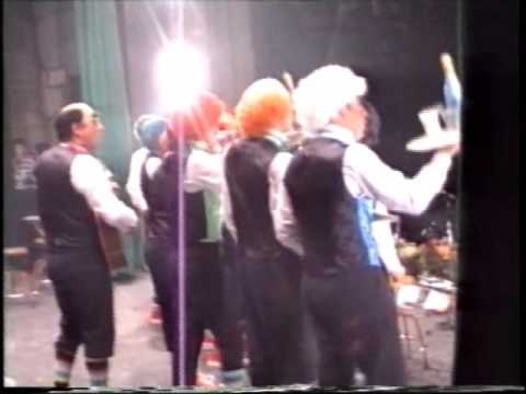 Chirigota los pub'eros (camerinos y bambalinas) Carnaval de Carmona 1987