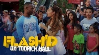 Ariana Grande gets Flash&#39;d by Todrick Hall!