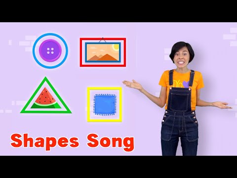 SHAPES are Everywhere | Preschool skills song, find a triangle, square, rectangle, and circle