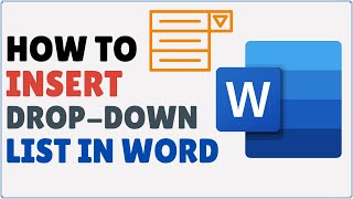 How to Insert Drop-Down List in Word | Add a Drop Down List in Word