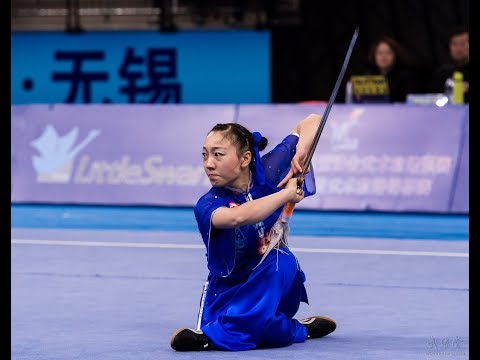 Women's Jianshu 女子剑术 第3名 河北队 郭梦娇 9.66分 he bei guo meng jiao 2017年全国武术套路锦标赛