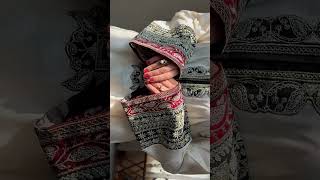 White Embroidered Self Jacquard Kurta Set - Video 2