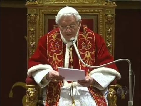 Papa Bento 16 renuncia e não é mais o líder da igreja católica