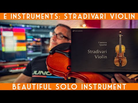 E Instruments Stradivari Violin: Beautiful new solo violin!