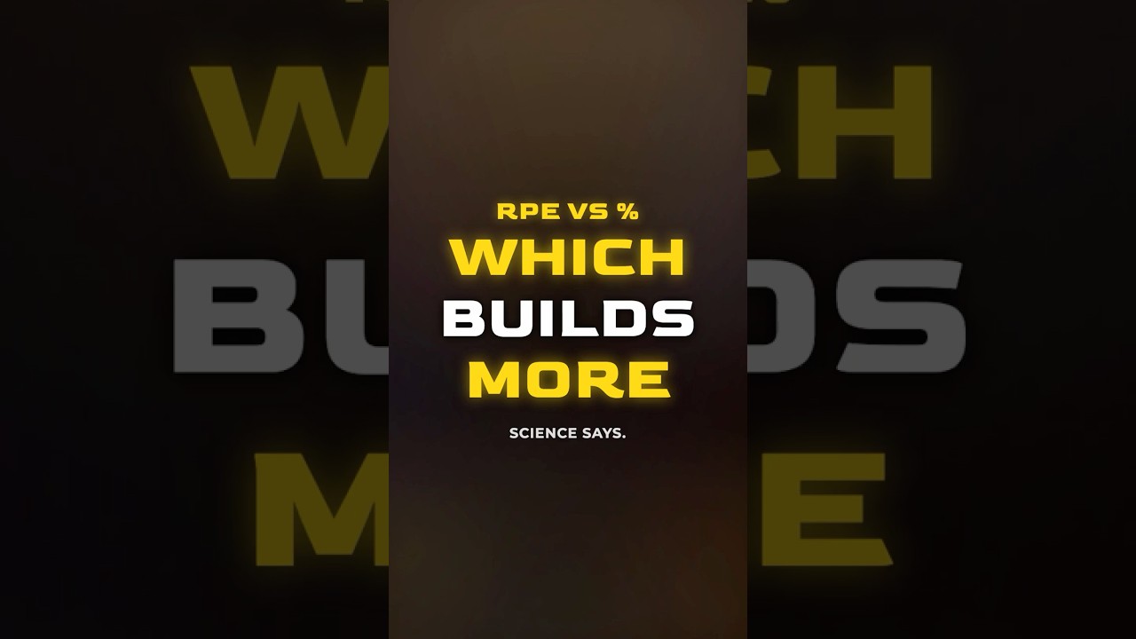 RPE vs Percentage-Based Training: Which Should You Use? | Video Guide