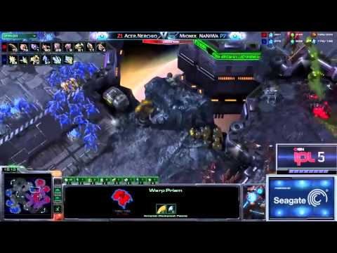 SC2 Naniwa vs Nerchio PvZ Game 1 Starcraft 2 gameplay