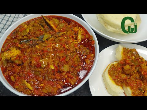 Nigerian Garden Egg SAUCE aka Eggplant Sauce aka AUBERGINE Sauce - Chinwe Uzoma Kitchen