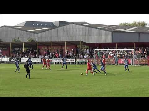 28th minute shot from Morgan Roberts saved by Tony Breedon in Banbury v Nuneaton game on Saturday