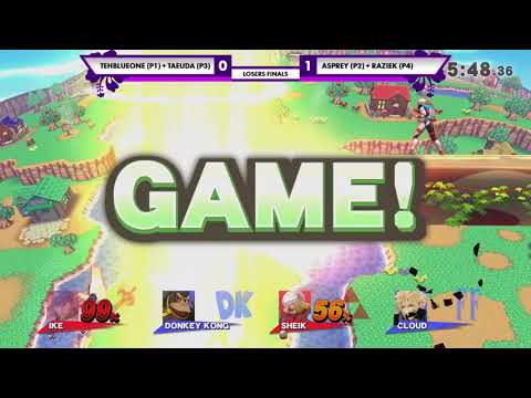 [SSTRM] TehBlueOne + Taeuda (Red) vs. SUGOI | Raziek + Asprey (Blue) Doubles Losers Finals