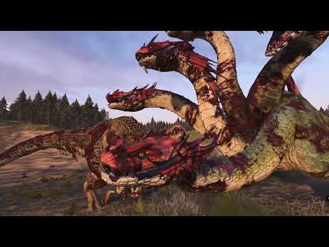 Carnosaur VS Hydra | Total War: Warhammer 2