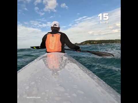Downwind #surfski #kayakingfun  #paddler #downwind