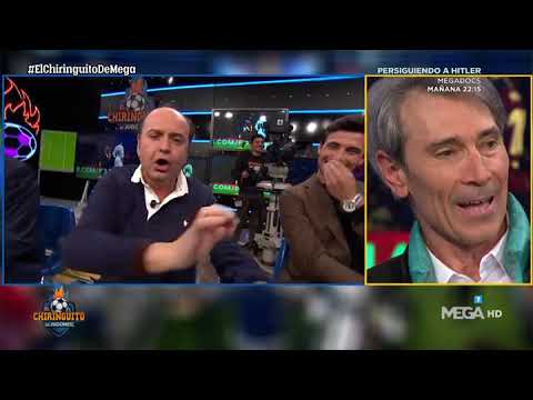 🤣Juanma Rodríguez se pone a 🎻TOCAR el VIOLÍN 🎻mientras ESCUCHA a LOBO hablar de MESSI🤣