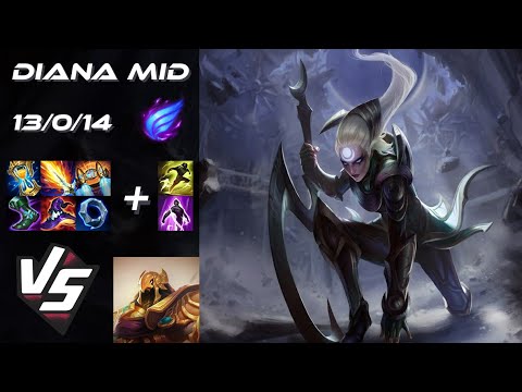MID Diana vs Azir - NA Challenger Patch 25.S2.3