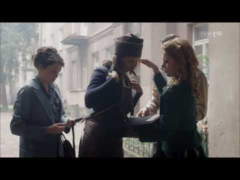 "Wojenne dziewczyny" - Marysia w paszczy lwa - scena z odc. 22