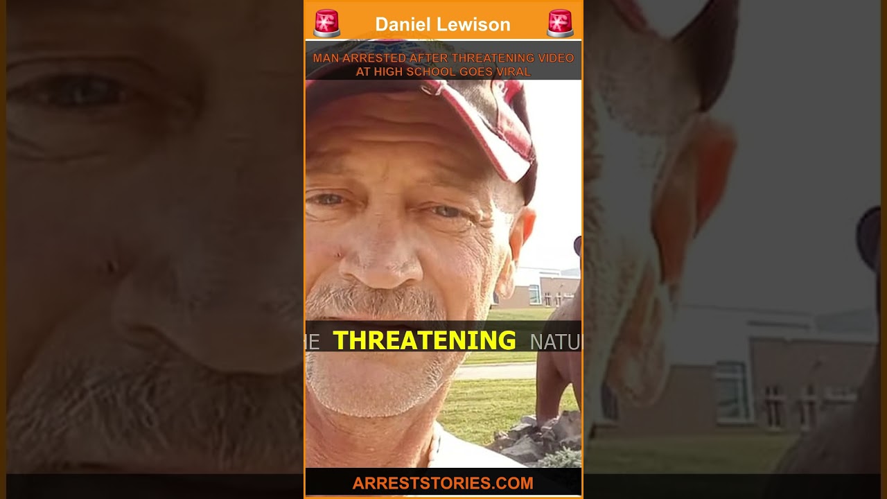 MAN ARRESTED AFTER THREATENING VIDEO AT HIGH SCHOOL GOES VIRAL