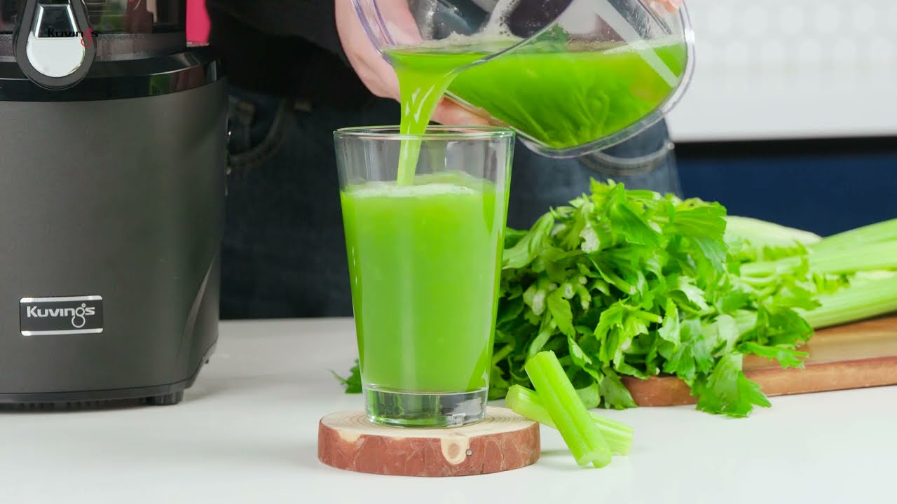 RECIPE "Nước ép cần tây" cùng máy ép chậm Kuvings KHS-2520CB (AUTO10)