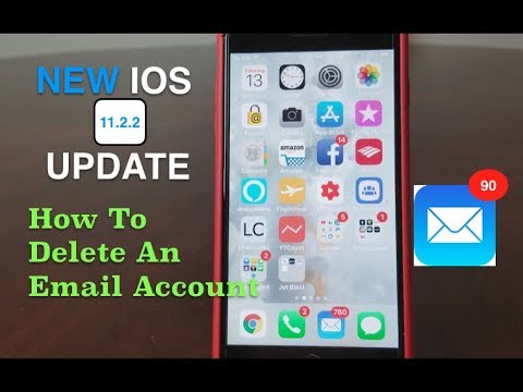 iPhone: How To Delete An Email Account ( 2018 ), With The NEW IOS UPDATE 11.2.2  .