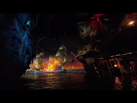 Pirates of the Caribbean Shanghai Disneyland | Battle for the Sunken Treasure FULL Ride POV (4K)