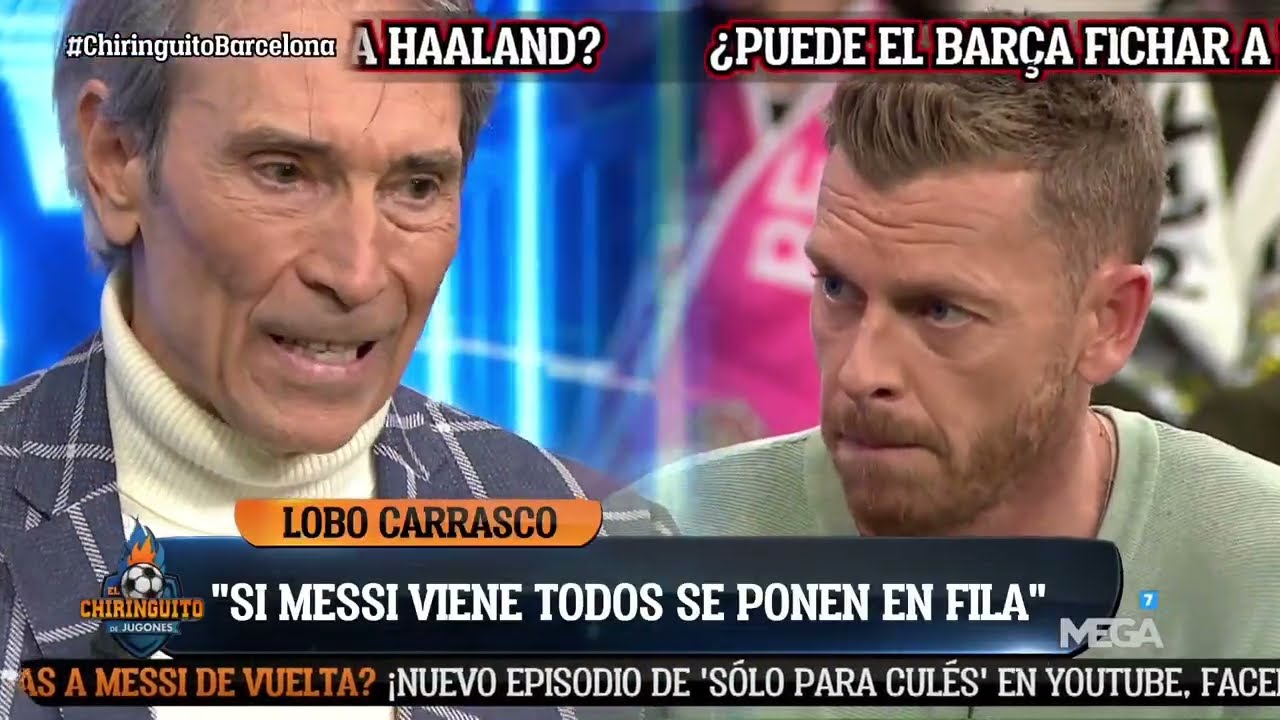 💙❤️ LOBO CARRASCO: "MESSI SIGUE SIENDO IMPARABLE"