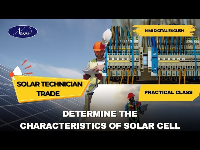 Determine the Characteristics of Solar cell (PRACTICAL)
