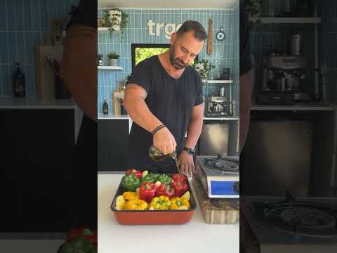 Stuffed Capsicums - GEMISTA