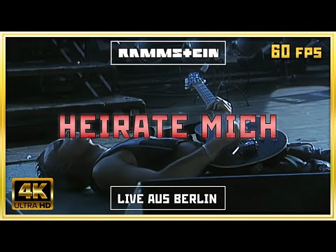 Rammstein: Heirate Mich live aus Berlin 1998 With English subtitles 4K 60fps remastered