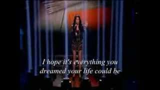 Cher - I Hope You Find it Lyrics, Live X Factor